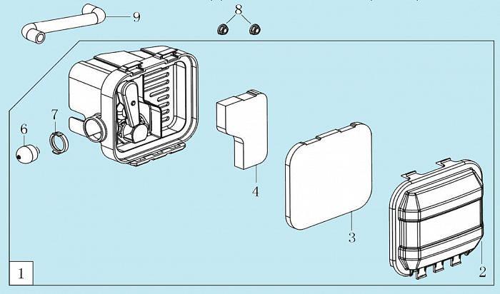 12 ВОЗДУШНЫЙ ФИЛЬТР ГАЗОНОКОСИЛКА CHAMPION LM4122